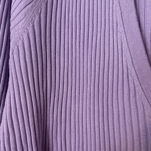 torrid Lilac Ribbed Button-Up Cardigan - Picture 6 of 8